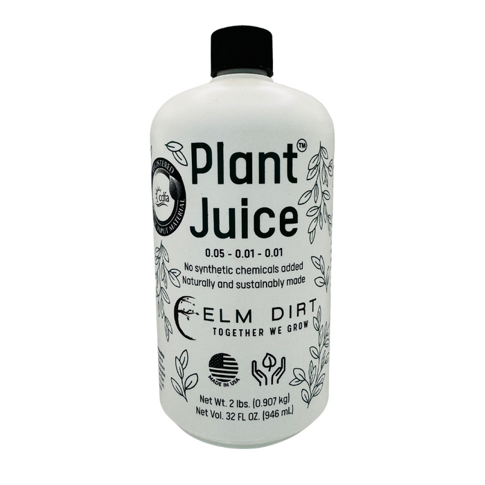 Elm Dirt Plant Juice bottle